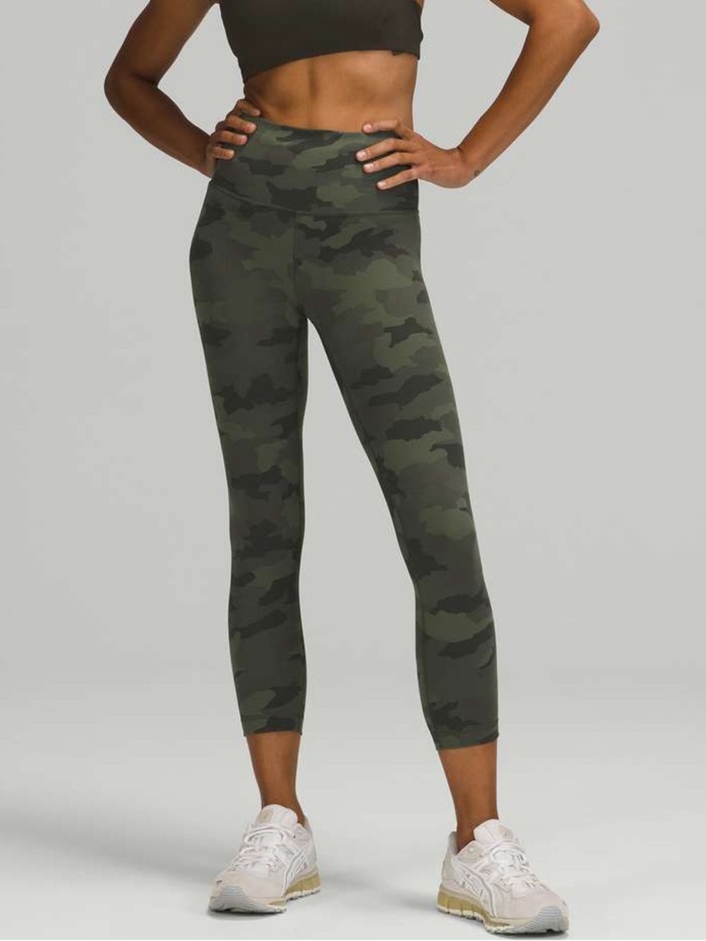 Lululemon Align Leggings 28” Heritage 365 Camo Green Twill Multi Size 6